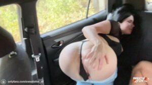 StepSis Paid with Deep Blowjob to Drive Her Home, Part 2 (Sloppy Blowjob, Throat pie)